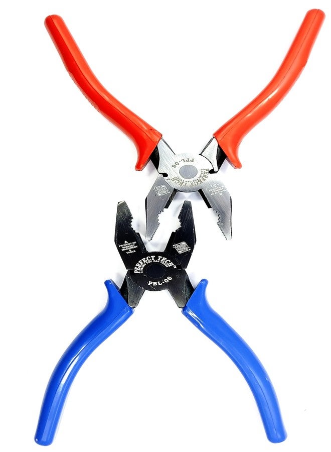 PERFECT TECH كماشة بيرفكت تك متعددة الاستخدامات PPL-06 و PBL-06، مقاس 6 بوصات / 150 مم | كماشة معزولة بمقبض PVC | لحمل الأشياء، والإمساك بالأسلاك وقطعها | كماشة للاستخدام الاحترافي والمنزلي - Image 5